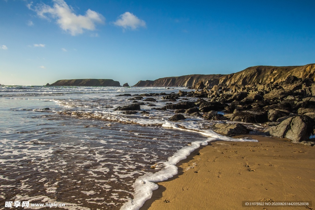 海岸风景摄影图