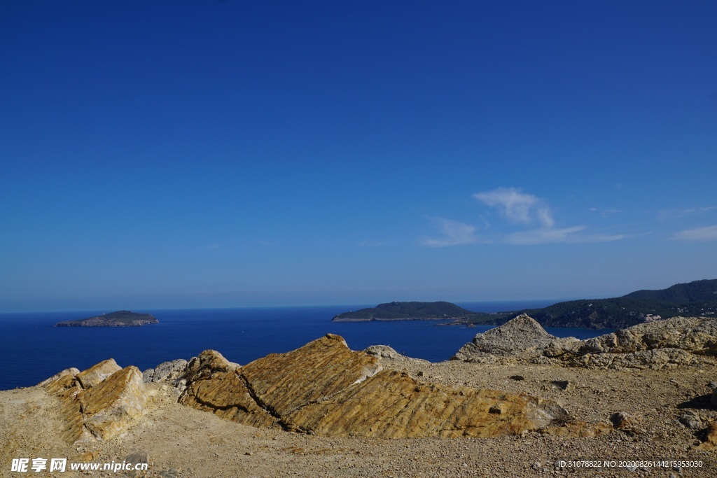 海岸风景摄影图