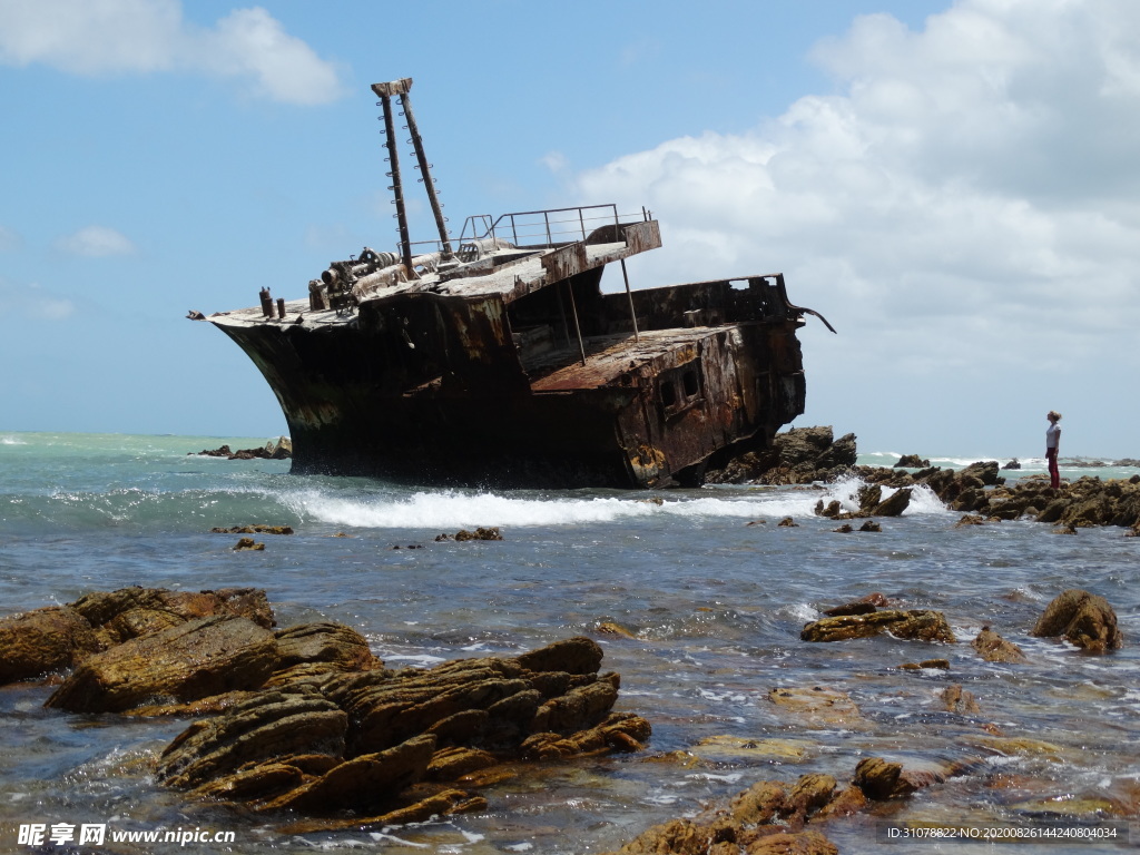 海岸风景摄影图