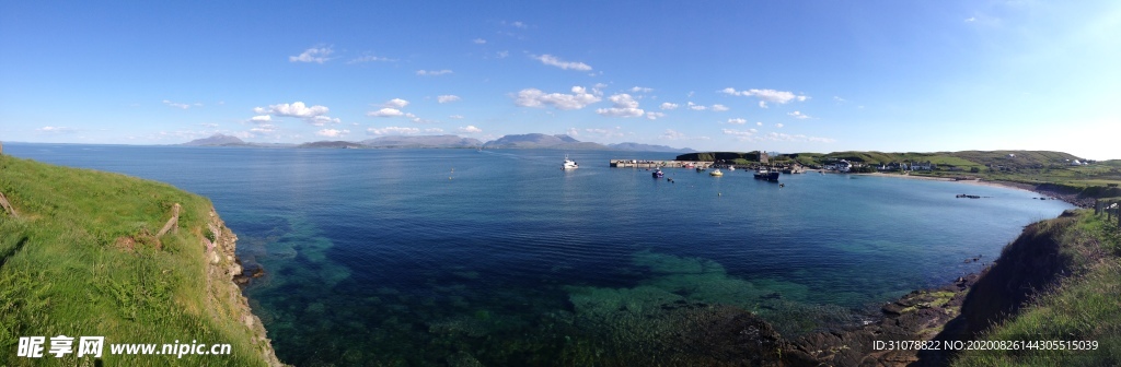 海岸风景摄影图