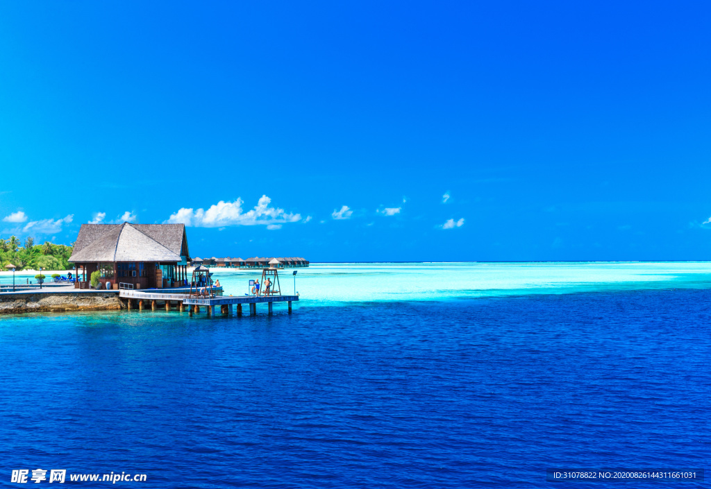 海岸风景摄影图