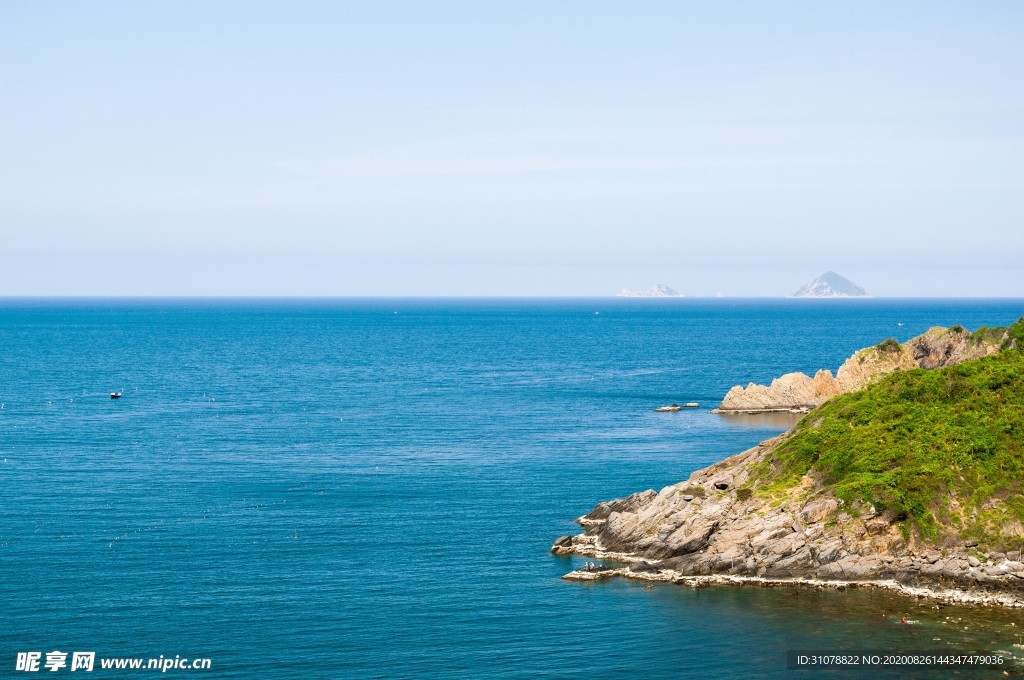 海岸风景摄影图