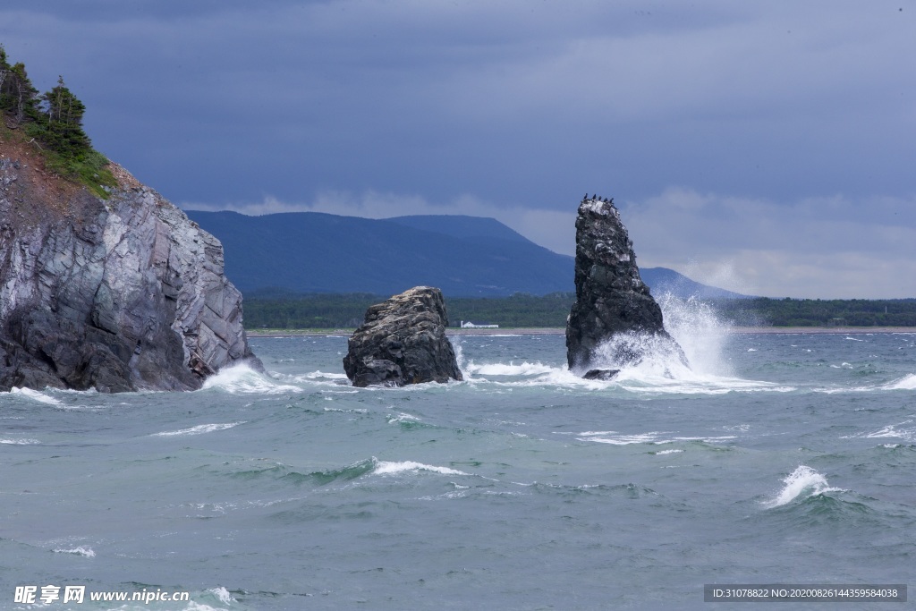 海岸风景摄影图