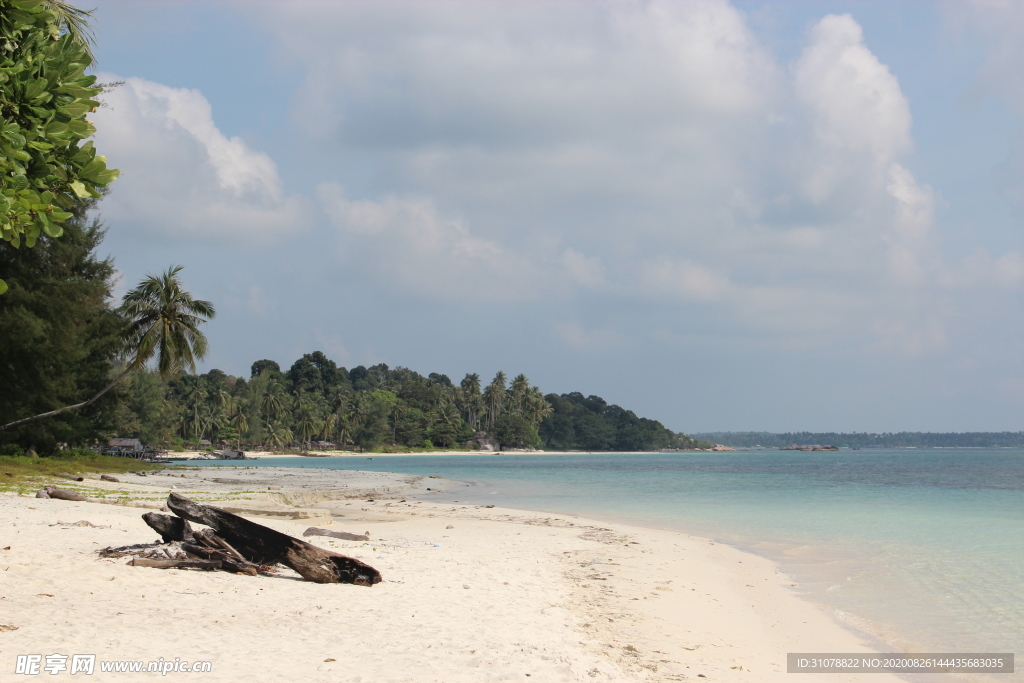 海岸风景摄影图