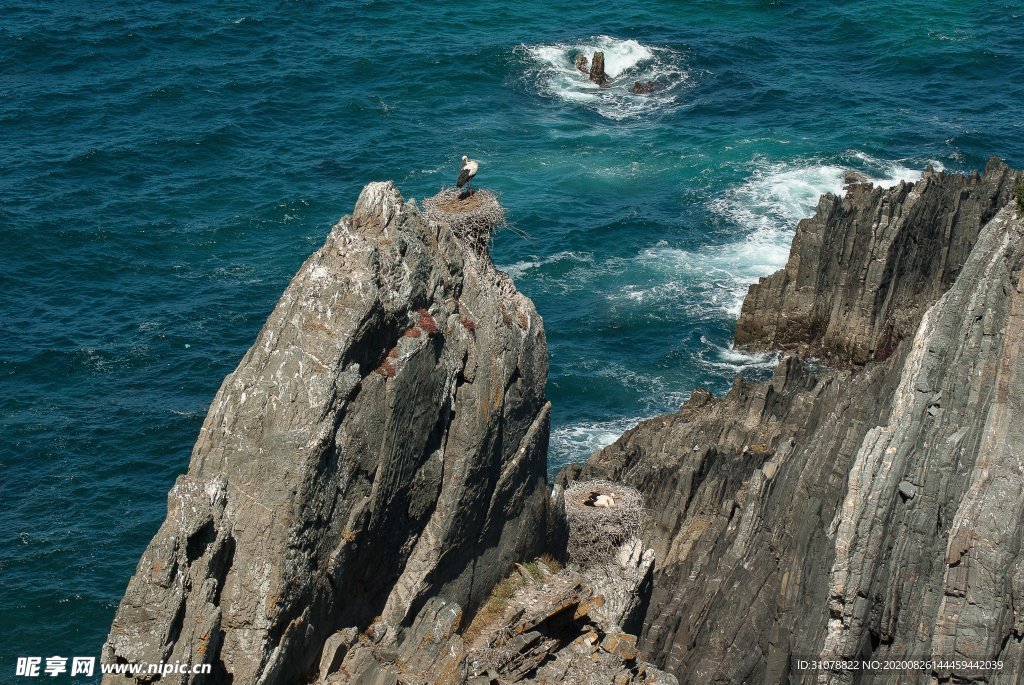 海岸风景摄影图