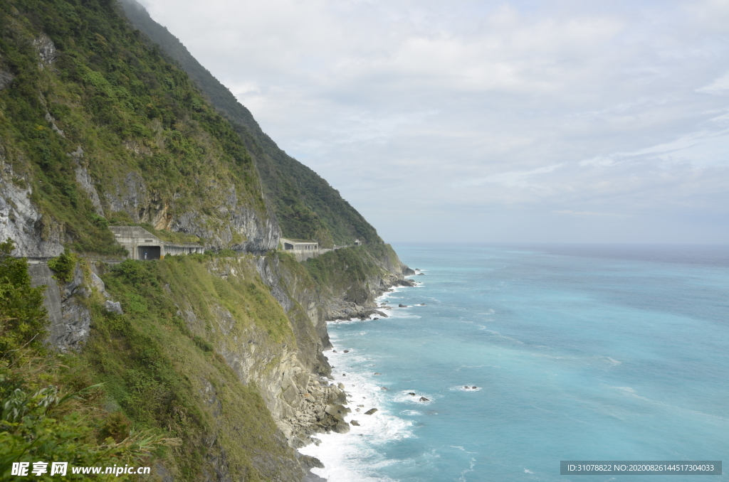 海岸风景摄影图