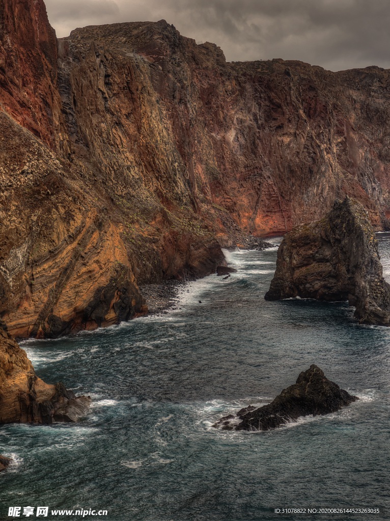 海岸风景摄影图