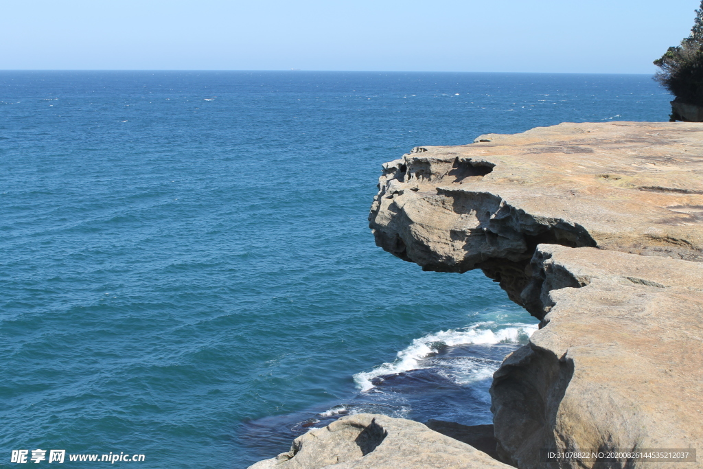 海岸风景摄影图