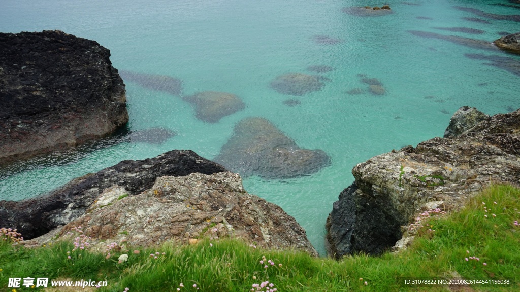 海岸风景摄影图