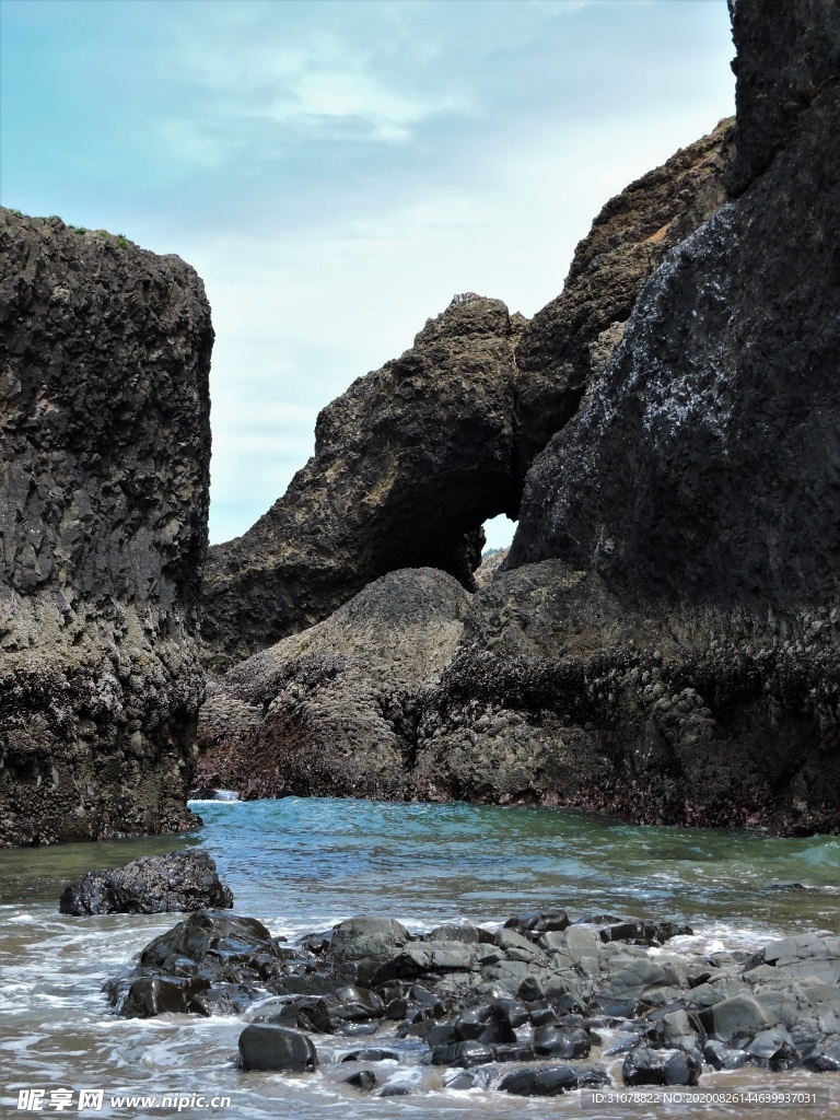 海岸风景摄影图