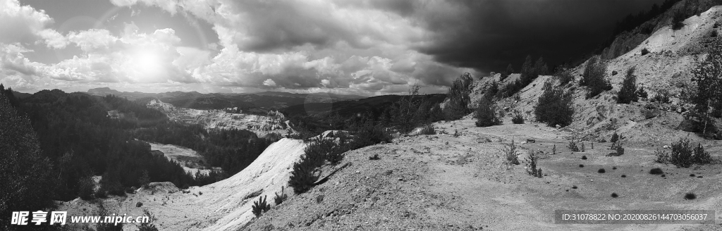海岸风景摄影图
