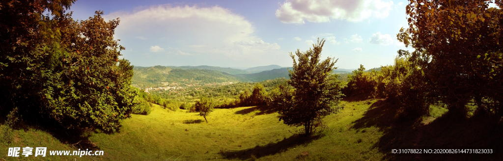 海岸风景摄影图