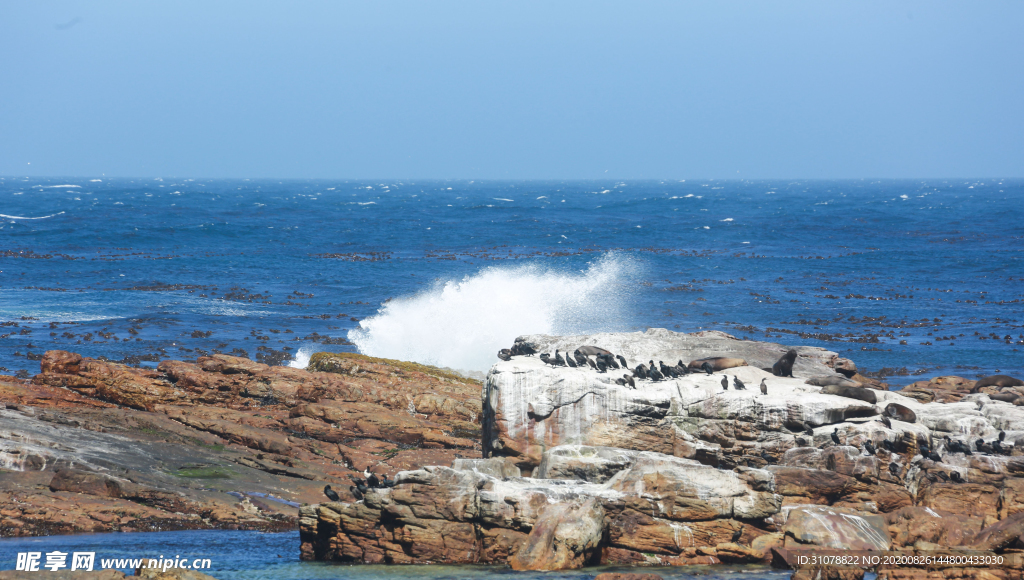 海岸风景摄影图