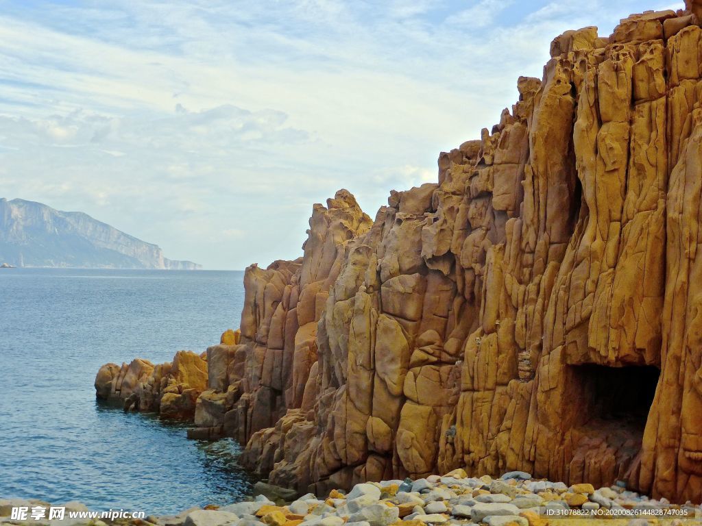 海岸风景摄影图