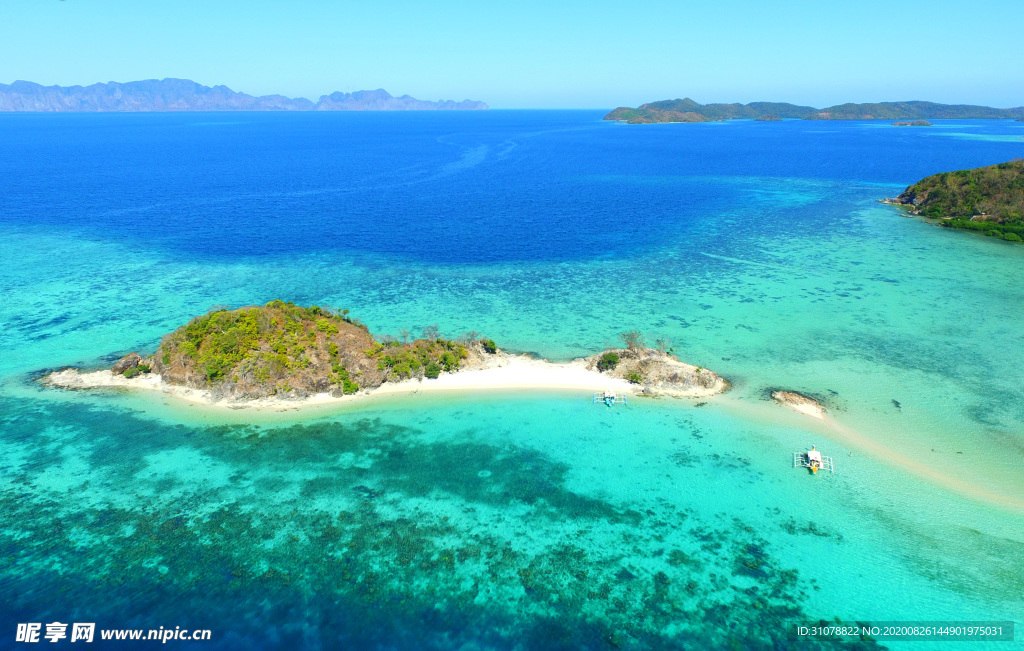 海岸风景摄影图