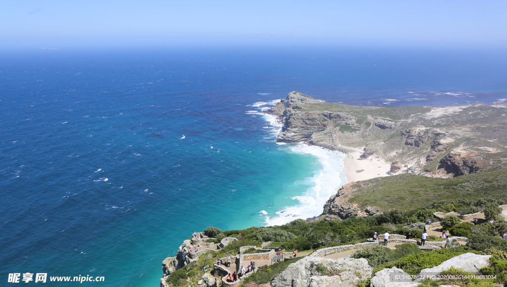 海岸风景摄影图