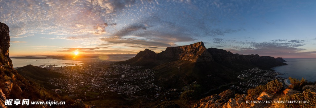 海岸风景摄影图
