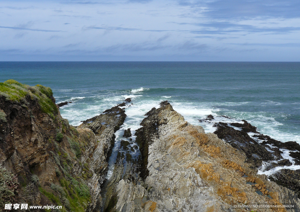 海岸风景摄影图