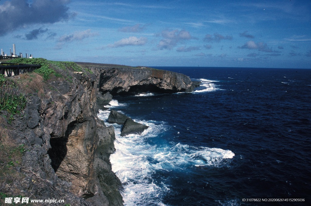 海岸风景摄影图