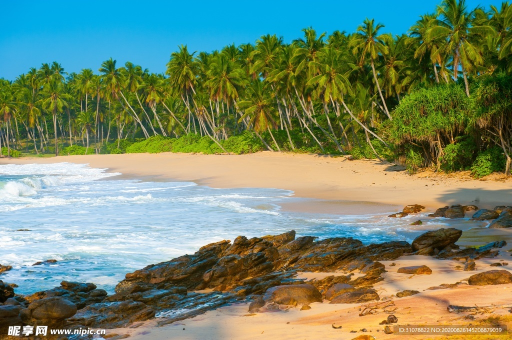 海岸风景摄影图