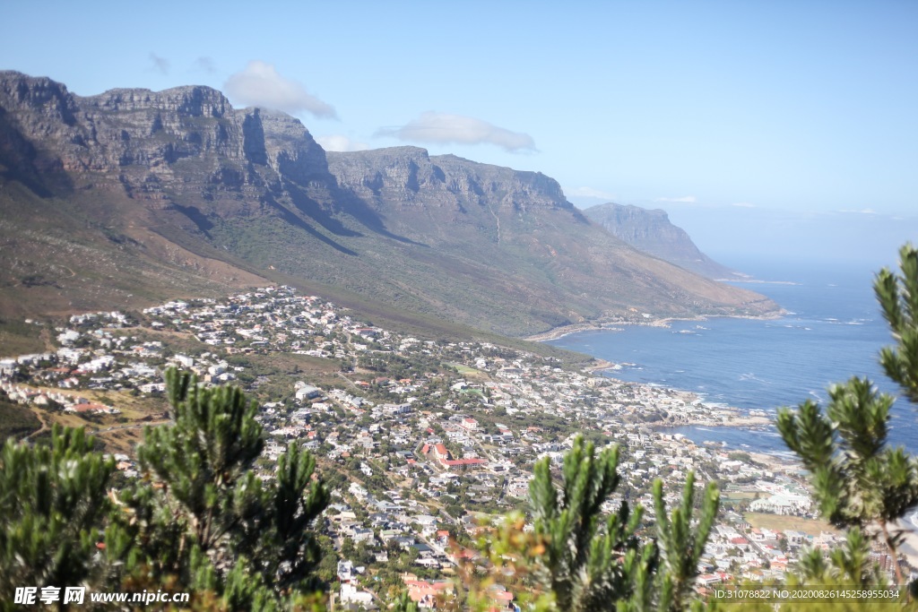 海岸风景摄影图