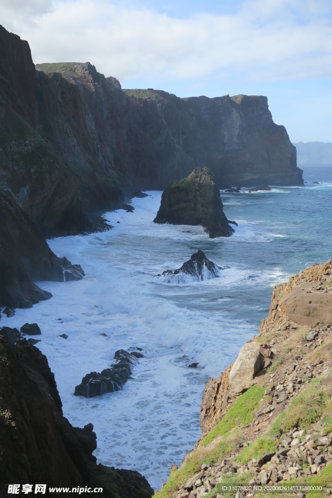 海岸风景摄影图