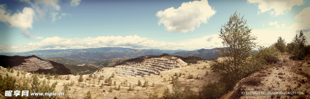 海岸风景摄影图