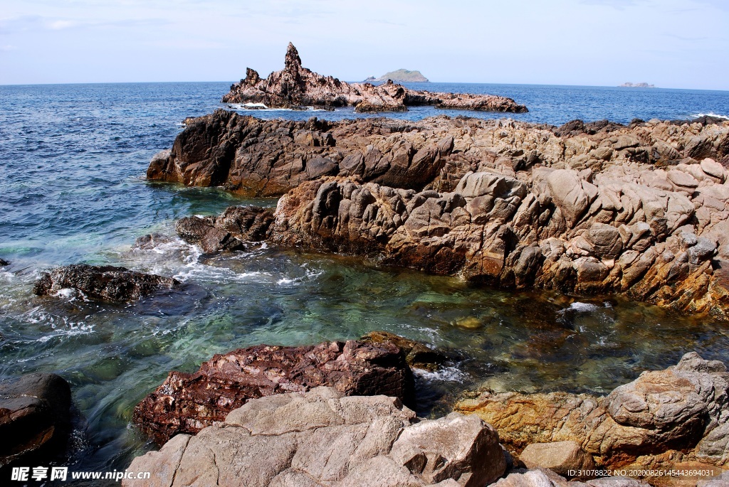 海岸风景摄影图