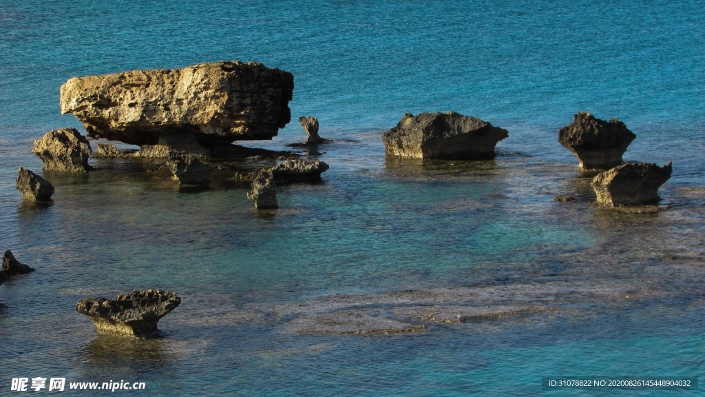 海岸风景摄影图