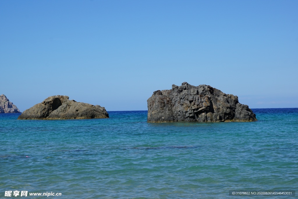 海岸风景摄影图