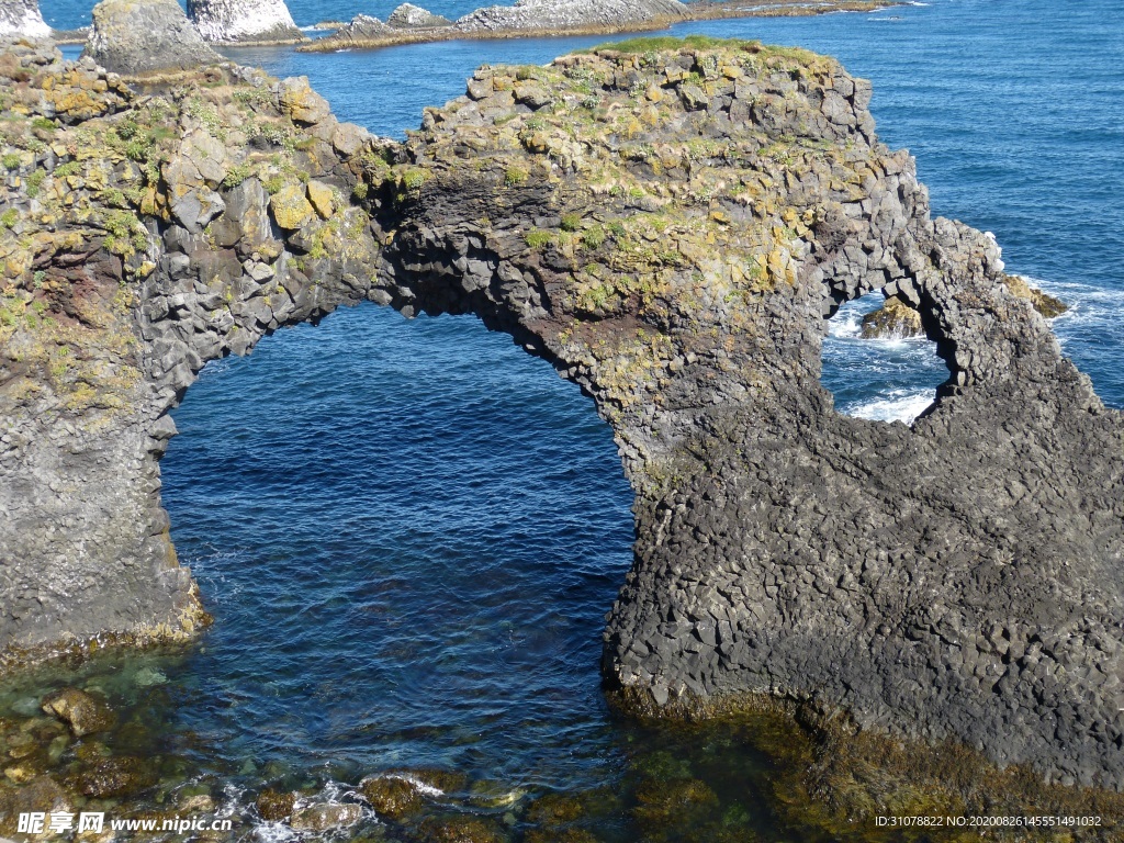 海岸风景摄影图