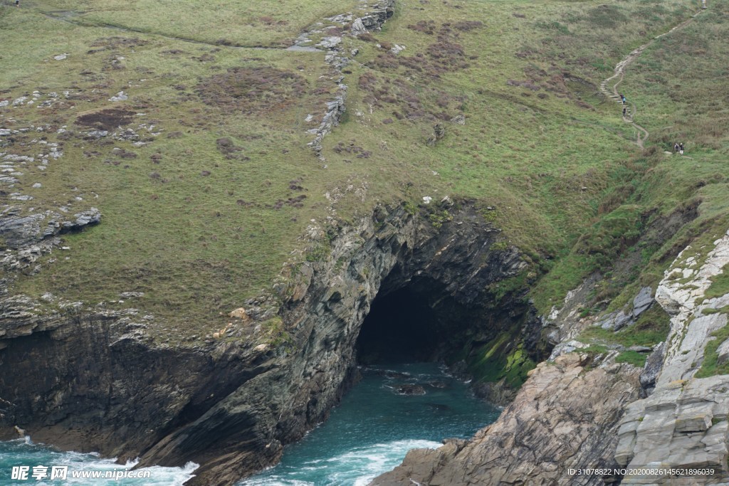 海岸风景摄影图