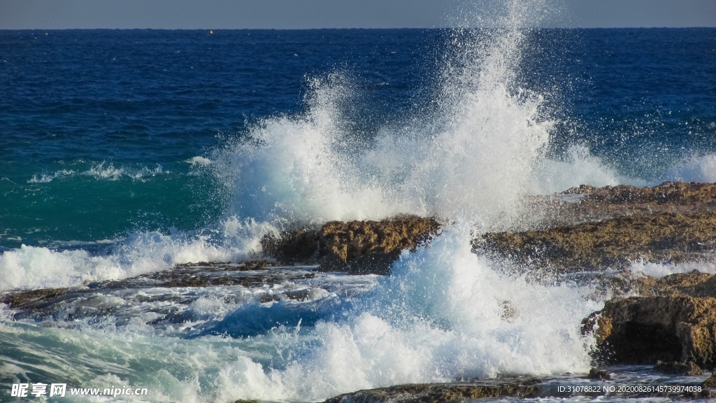 海岸风景摄影图