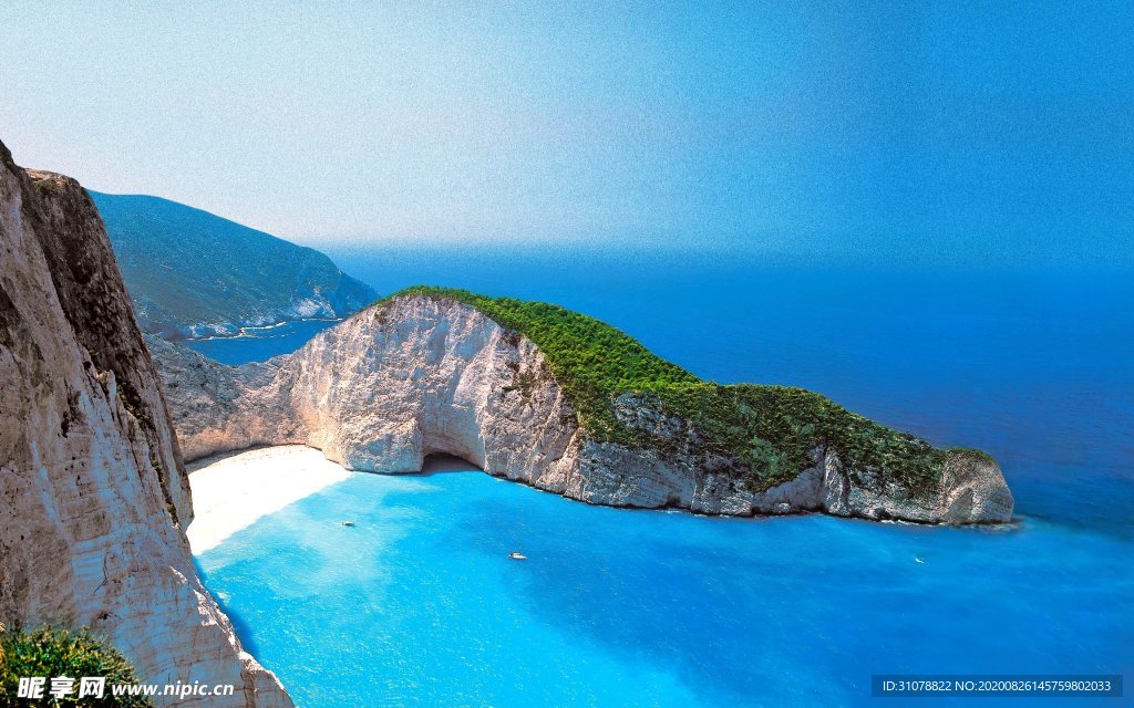 海岸风景摄影图