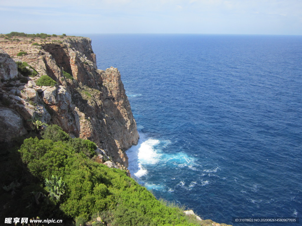 海岸风景摄影图