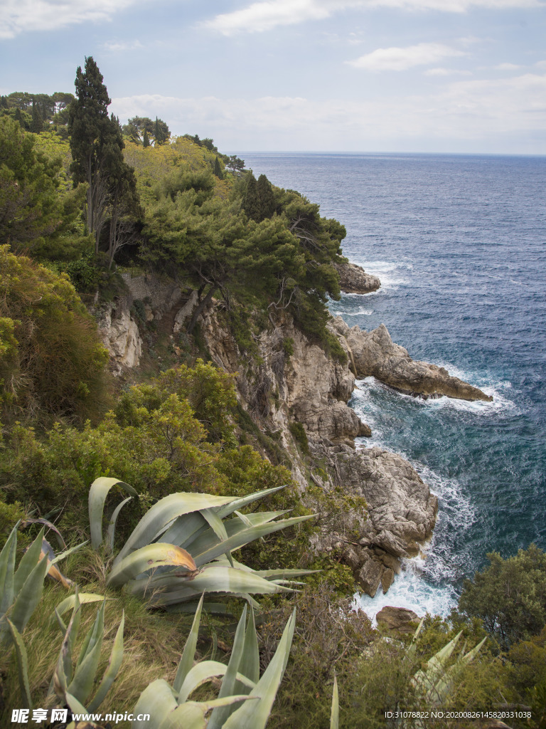 海岸风景摄影图