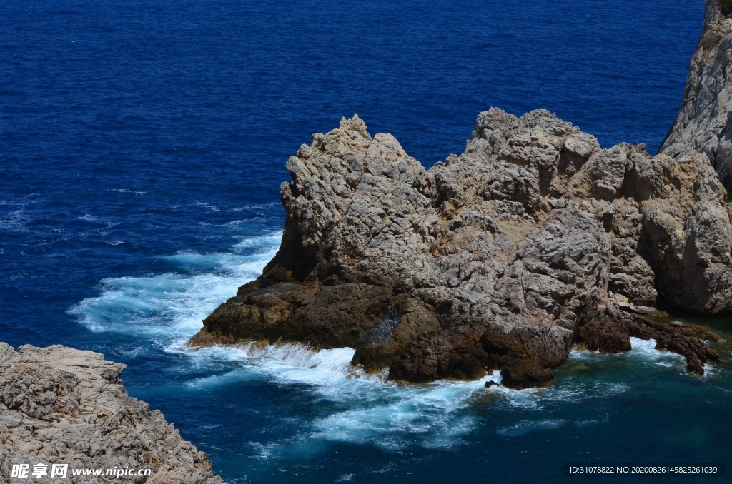 海岸风景摄影图