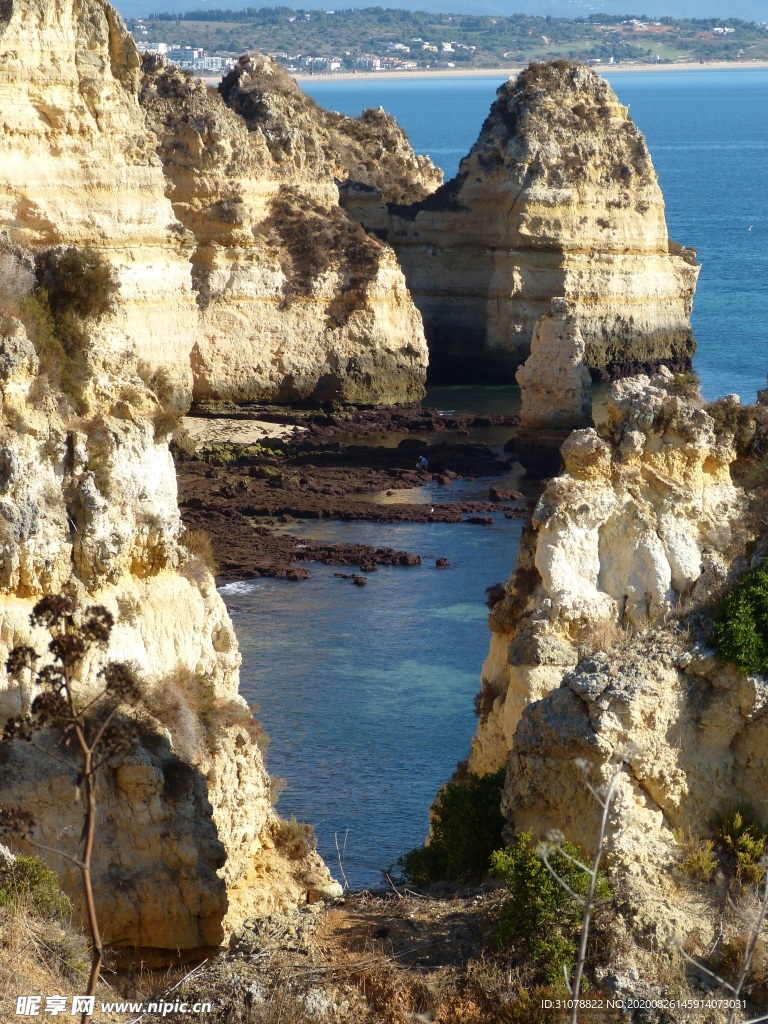 海岸风景摄影图