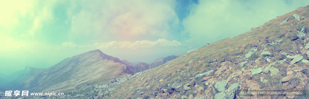 海岸风景摄影图