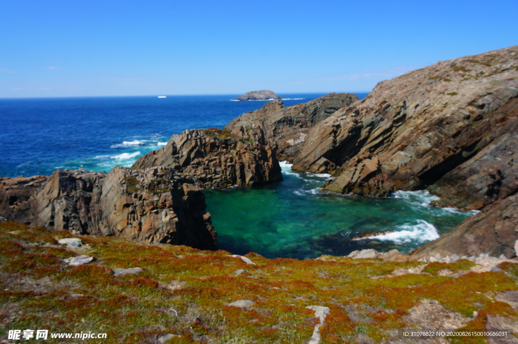 海岸风景摄影图