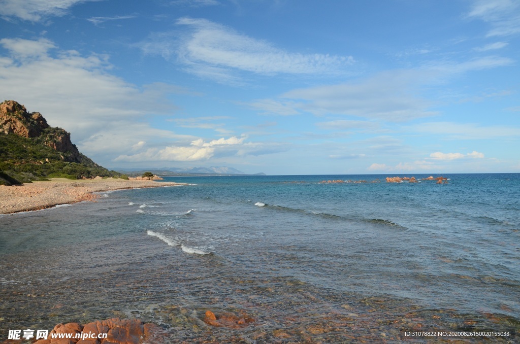 海岸风景摄影图