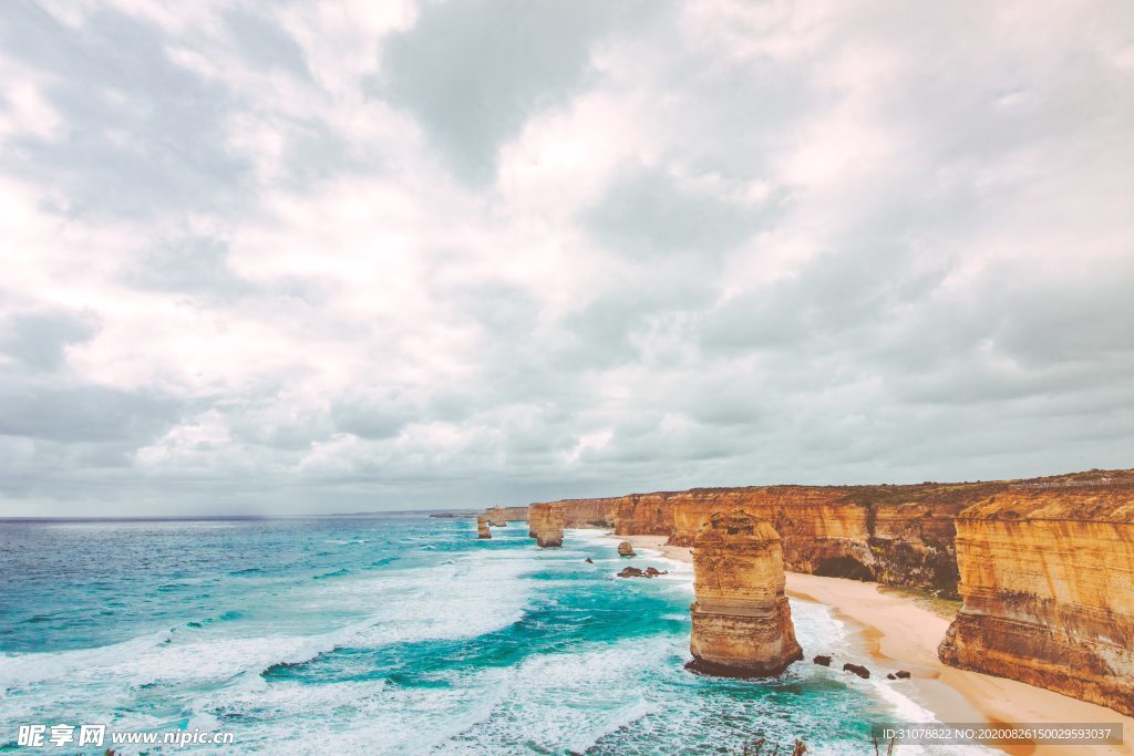 海岸风景摄影图
