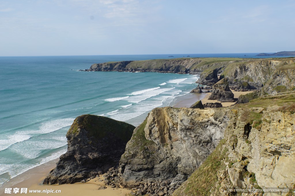 海岸风景摄影图