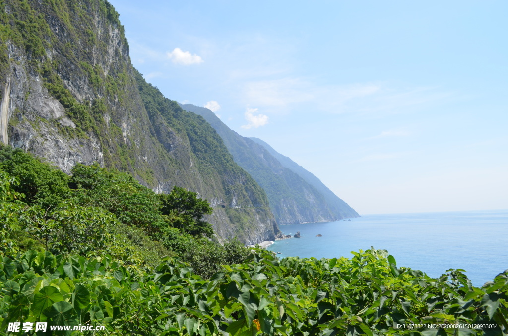 海岸风景摄影图