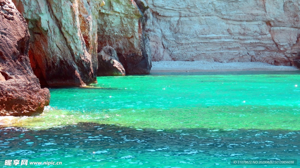 海岸风景摄影图