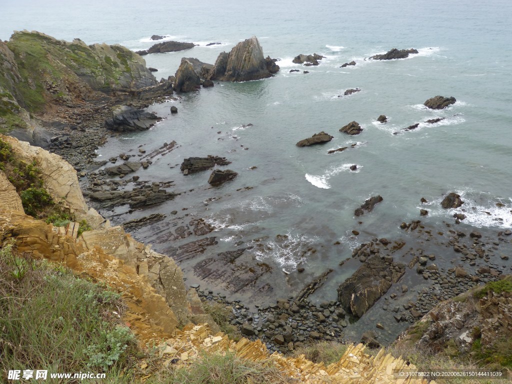 海岸风景摄影图