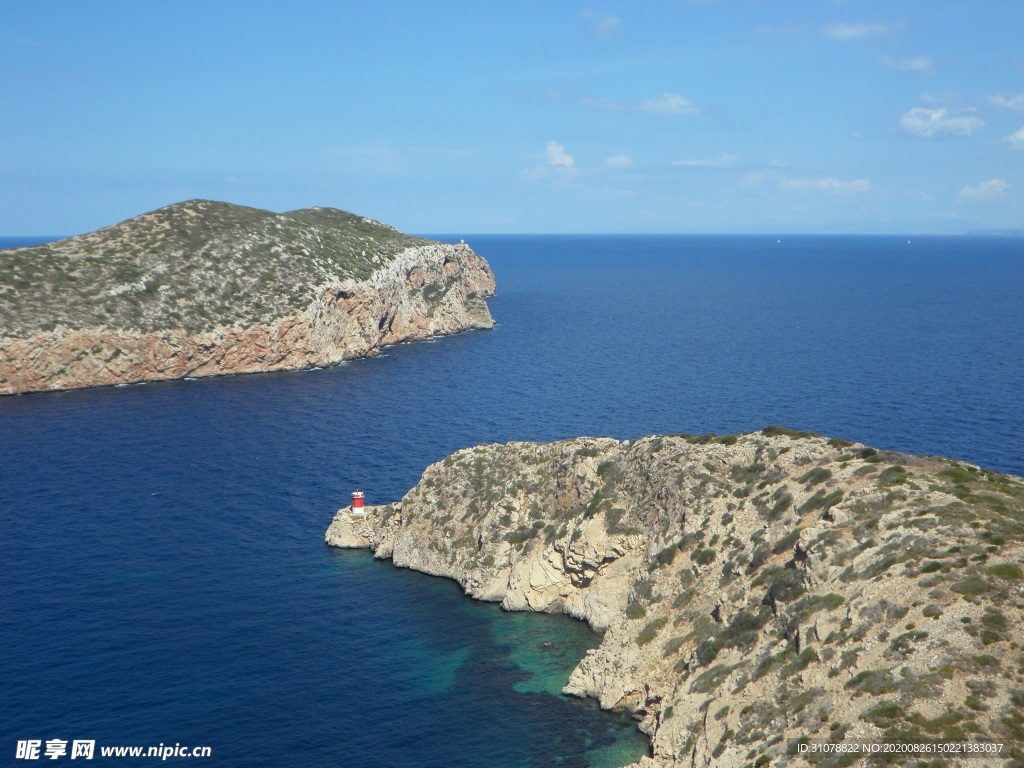 海岸风景摄影图