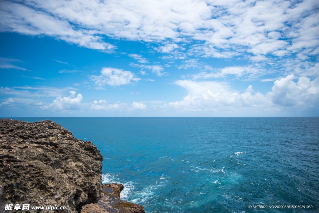 海岸风景摄影图