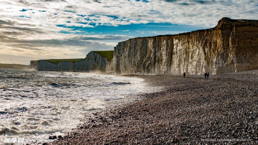 海岸风景摄影图