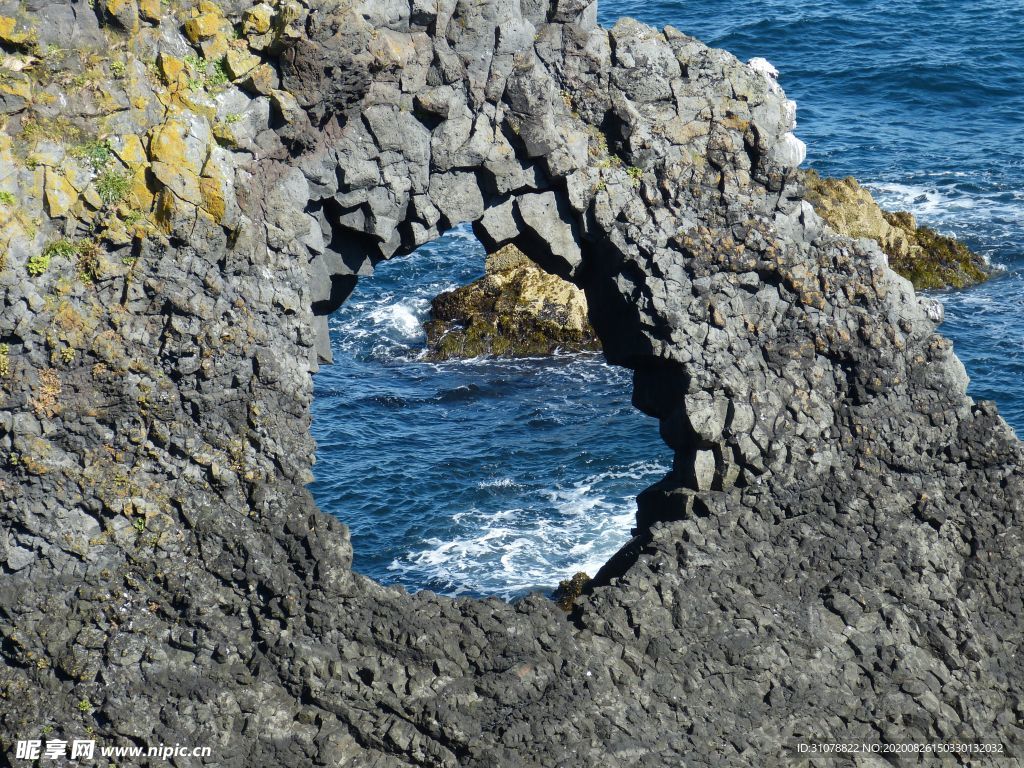 海岸风景摄影图
